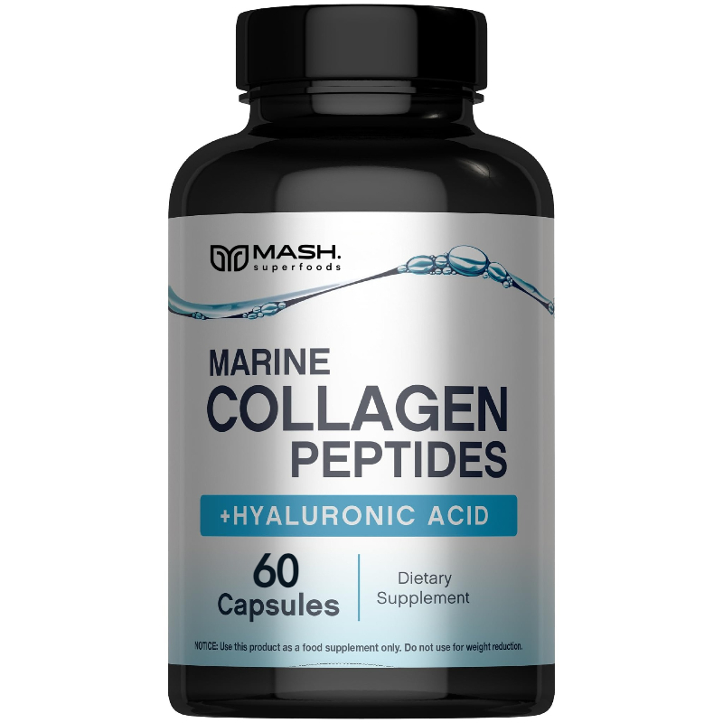 Hair Care Capsule - Marine Collagen Capsules with Hyaluronic Acid,