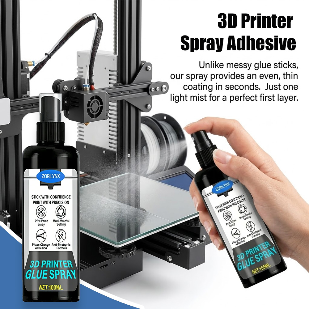 Heat Protectant Spray - 100ml 3D Printer Glue Spray, Anti-Warping