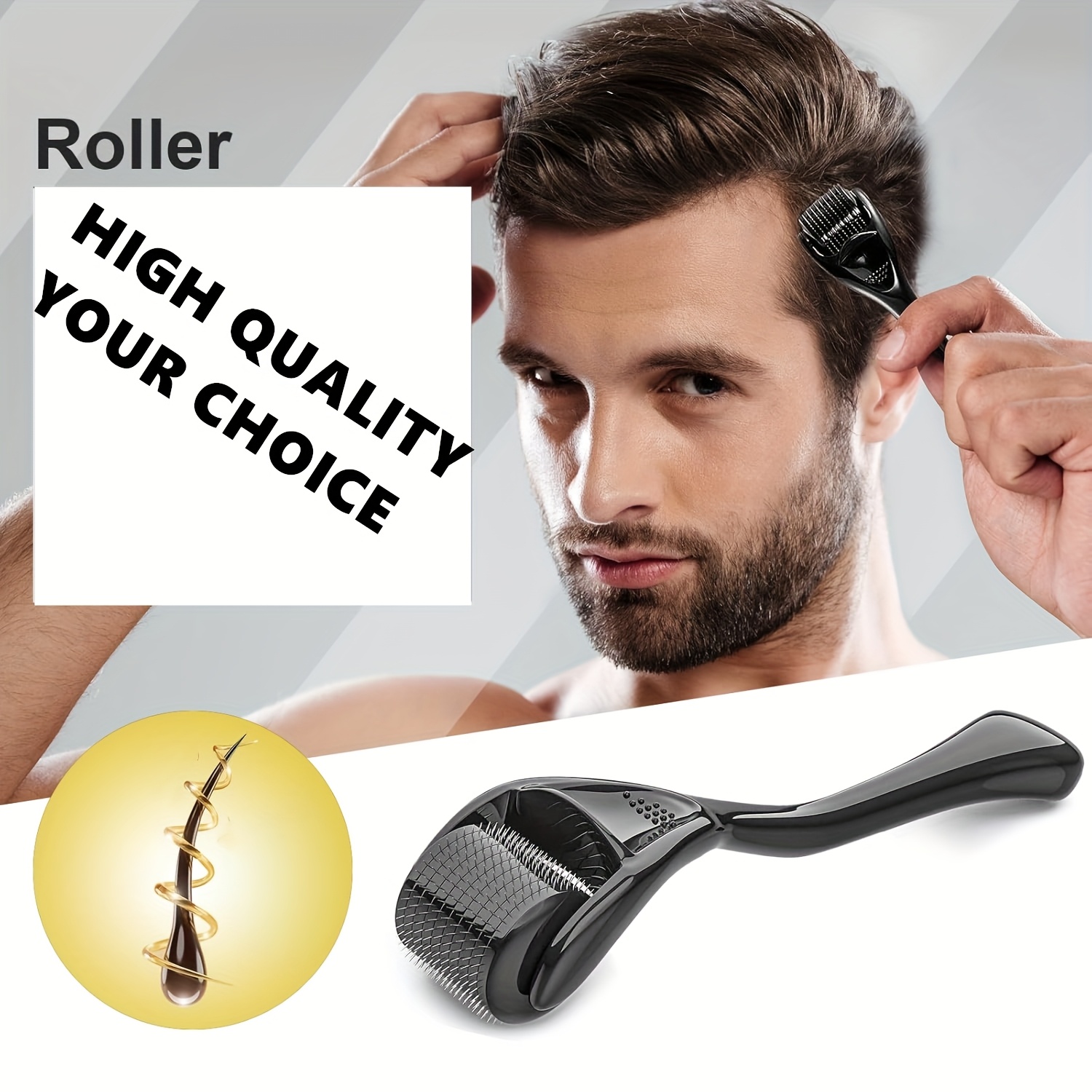 Men Beard Growth Roller Kit Me - Hair Care For Hair Growth 评论和价格
