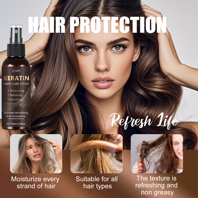 GSWP Keratin Hair Care Spray,  - Heat Protectant Spray 评论和价格