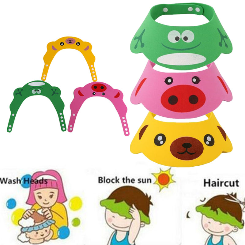 Adjustable Baby Shower Hat Tod - Hair Care For Baby 评论和价格