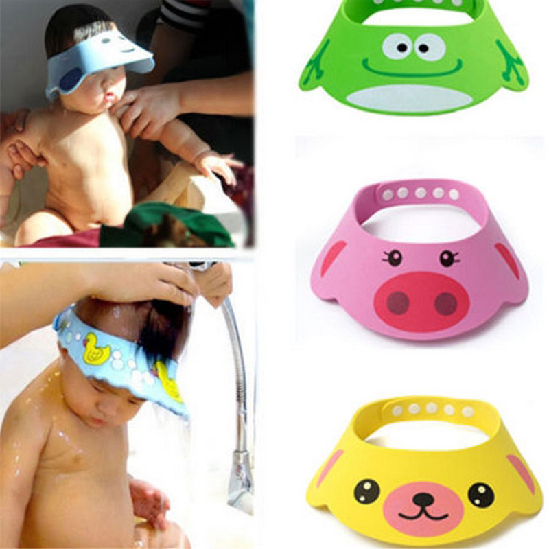 Adjustable Baby Shower Hat Tod - Hair Care For Baby 评论和价格