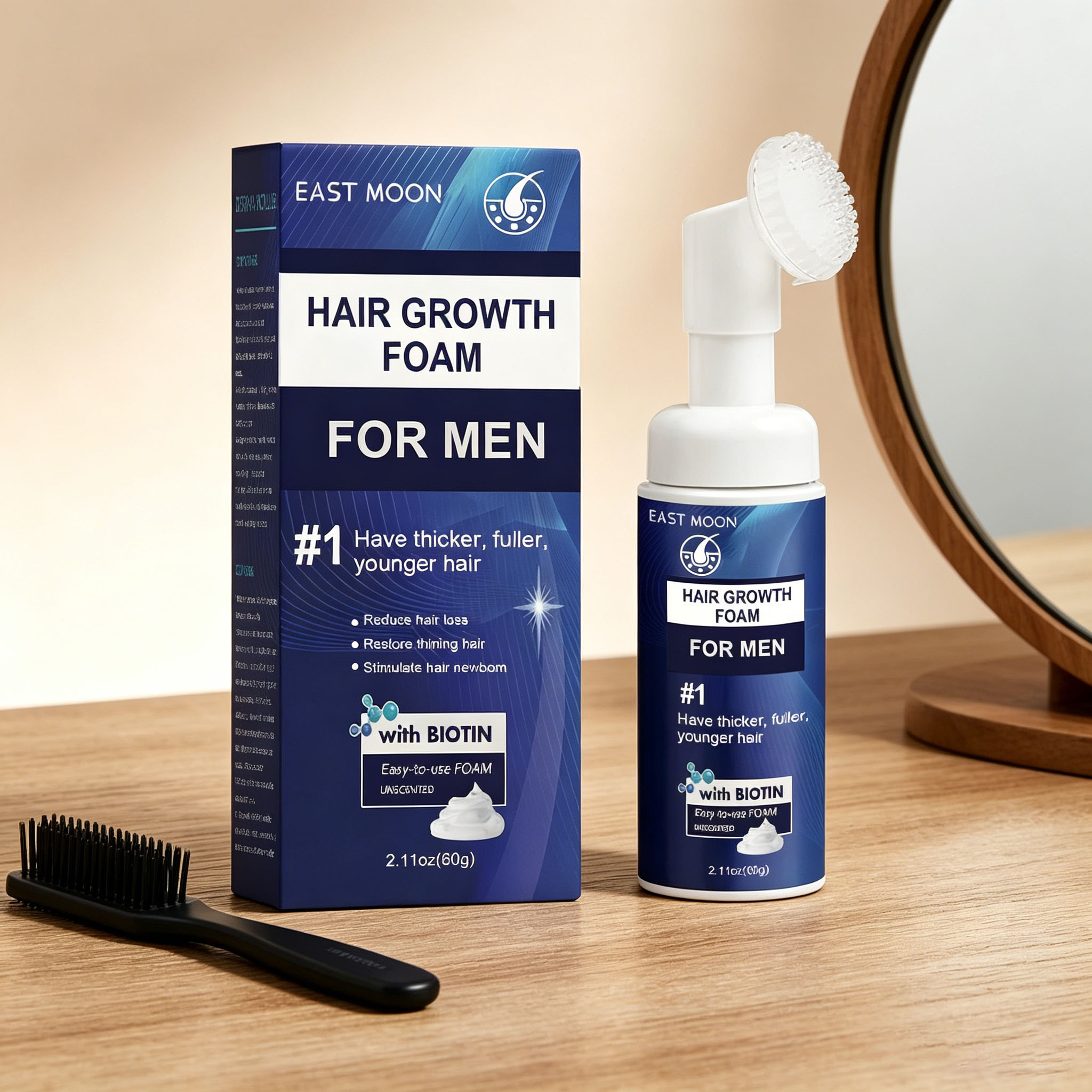 Hair Growth Foam Silicone Brus - Hair Care For Hair Growth 评论和价格