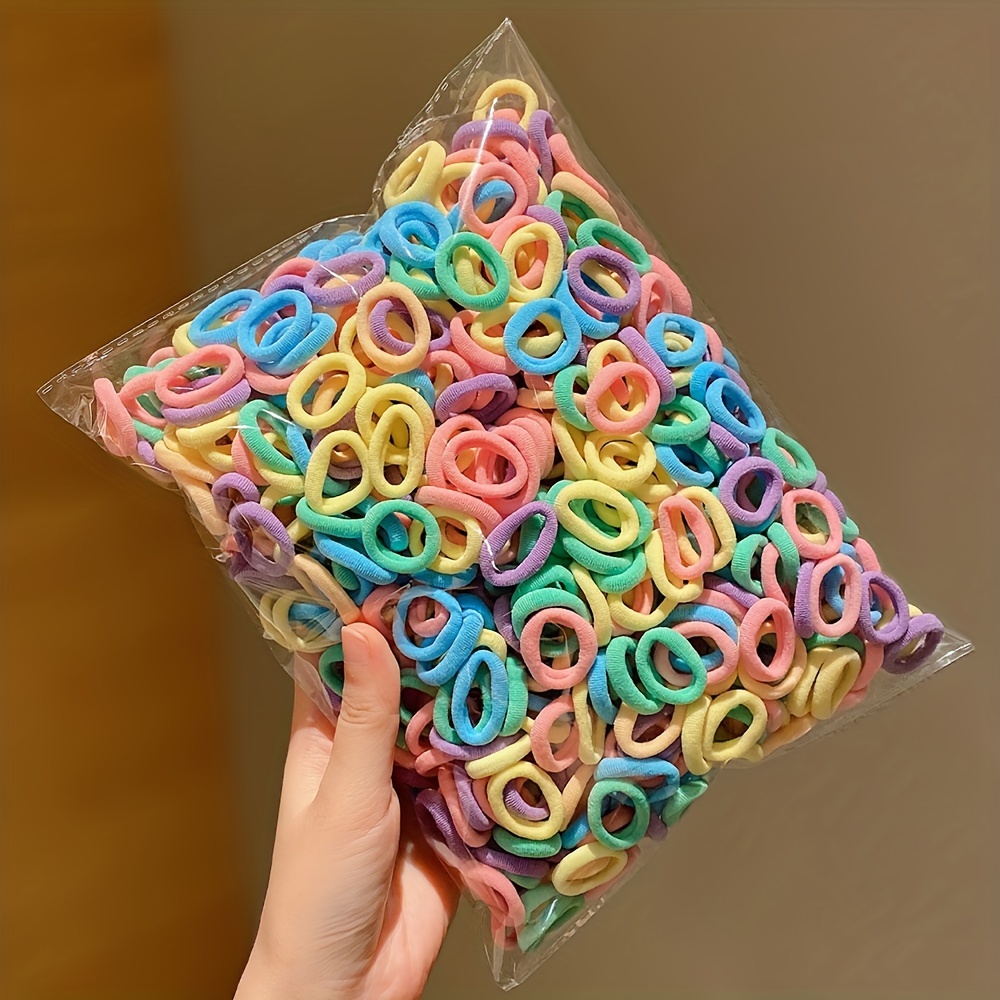 300/600 pure color hair tie ru - Hair Care For Baby 评论和价格