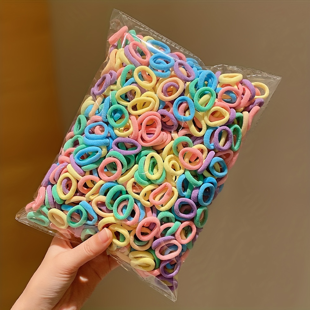 300/600 pure color hair tie ru - Hair Care For Baby 评论和价格