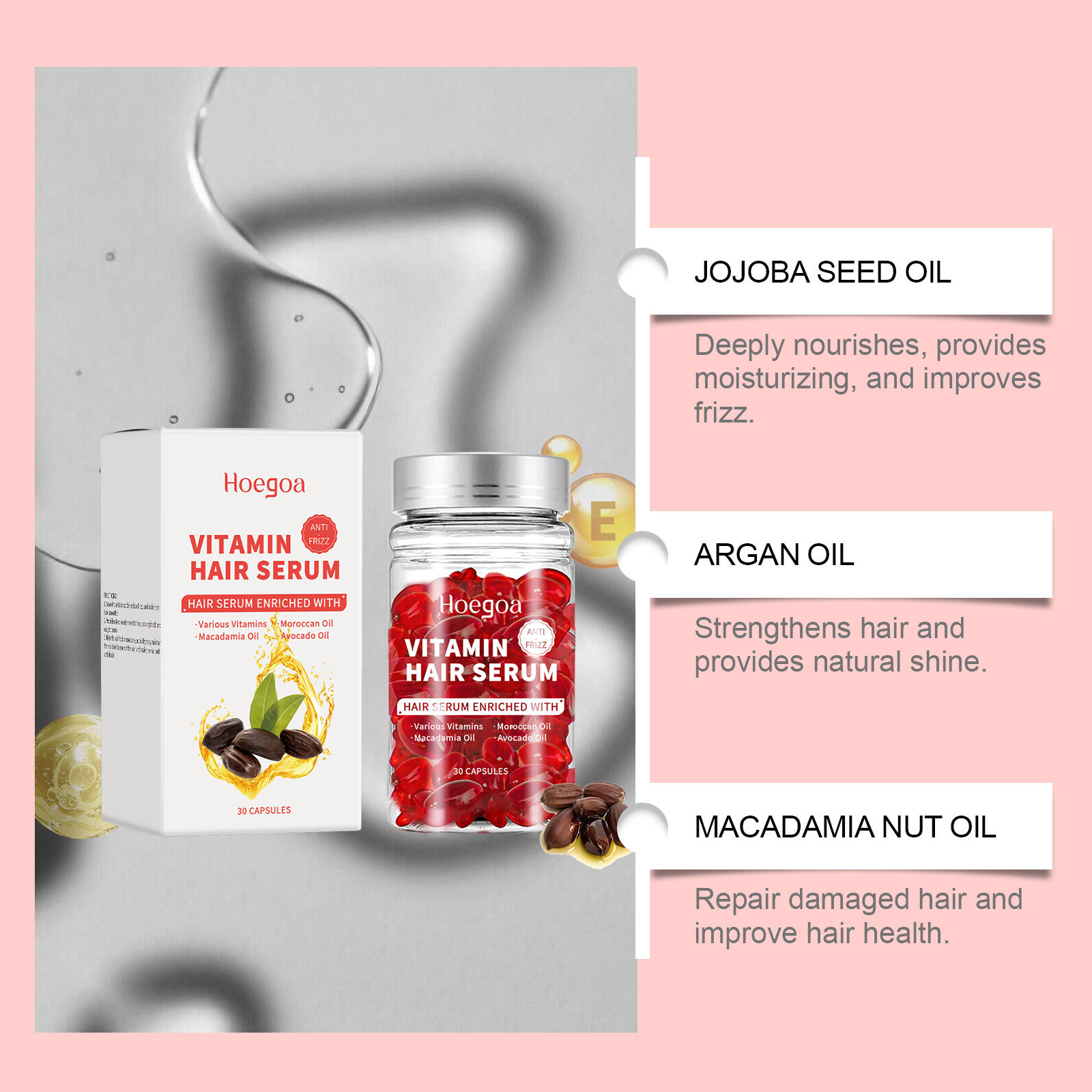 Vitamin Hair Care Serum Capsul - Hair Care For Hair Growth 评论和价格